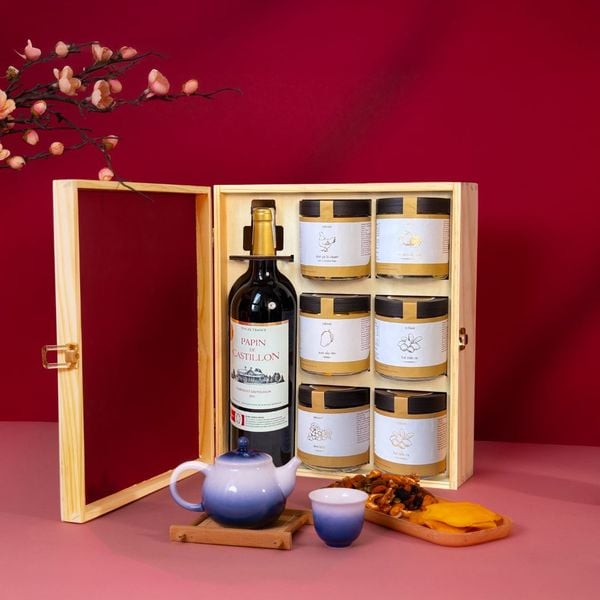  Hộp quà tết 2026 in ấn logo doanh nghiệp - Phúc lộc 04 