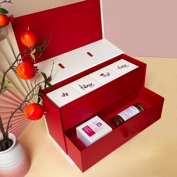  Hộp quà tết ý nghĩa tặng khách hàng - Vượng phát 02 