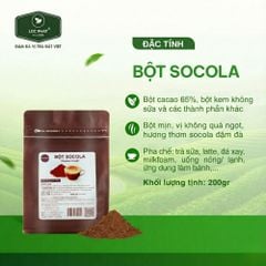 BỘT SOCOLA TOPPINGREEN 200GR