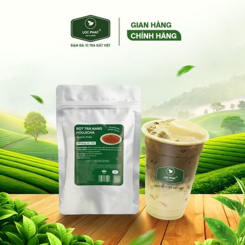 BỘT TRÀ RANG HOUJICHA (BỘT TRÀ XANH) LỘC PHÁT 200GR
