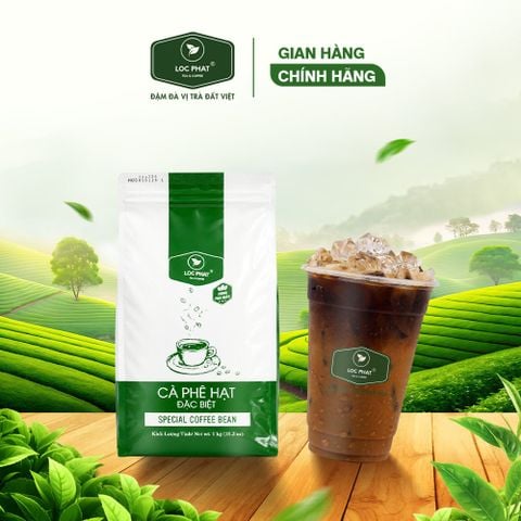 CÀ PHÊ HẠT ĐẶC BIỆT LỘC PHÁT - PHA MÁY 1KG