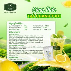BỘT CHANH TƯƠI TOPPINGREEN 200GR (60 GÓI/THÙNG)