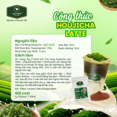 BỘT TRÀ RANG HOUJICHA (BỘT TRÀ XANH) LỘC PHÁT 500GR