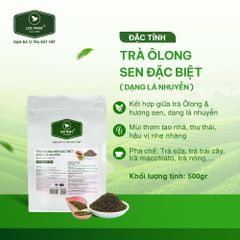 TRÀ ÔLONG SEN ĐẶC BIỆT DẠNG LÁ NHUYỄN LỘC PHÁT 500GR