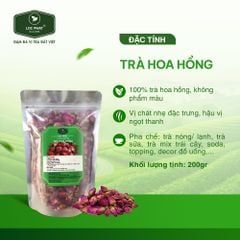 TRÀ HOA HỒNG KHÔ LỘC PHÁT 200GR