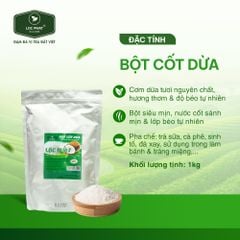 BỘT CỐT DỪA LỘC PHÁT 1KG