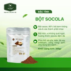 BỘT SOCOLA TOPPINGREEN 200GR