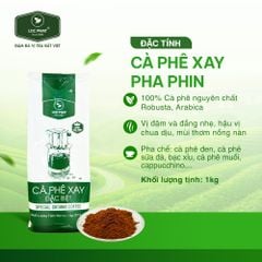 CÀ PHÊ XAY ĐẶC BIỆT LỘC PHÁT - PHA PHIN 1KG