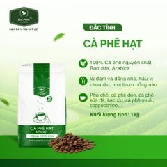 CÀ PHÊ HẠT ĐẶC BIỆT LỘC PHÁT - PHA MÁY 1KG