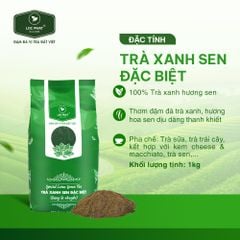 TRÀ XANH SEN ĐẶC BIỆT LÁ NHUYỄN LỘC PHÁT 1KG