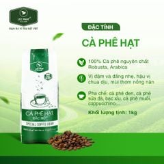 CÀ PHÊ HẠT ĐẶC BIỆT LỘC PHÁT - PHA MÁY 1KG
