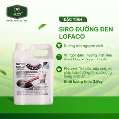 SIRO ĐƯỜNG ĐEN LOFACO