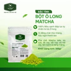 BỘT ÔLONG MATCHA ĐẶC BIỆT LỘC PHÁT 500GR