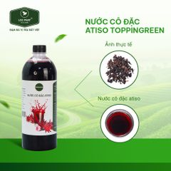 NƯỚC CÔ ĐẶC ATISO TOPPINGREEN 1 LÍT