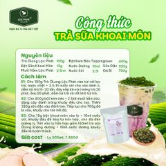 BỘT SỮA KHOAI MÔN TOPPINGREEN 1KG