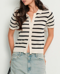 TUBYCATU | ÁO DỆT KIM CỔ POLO JUHI KNIT TOP
