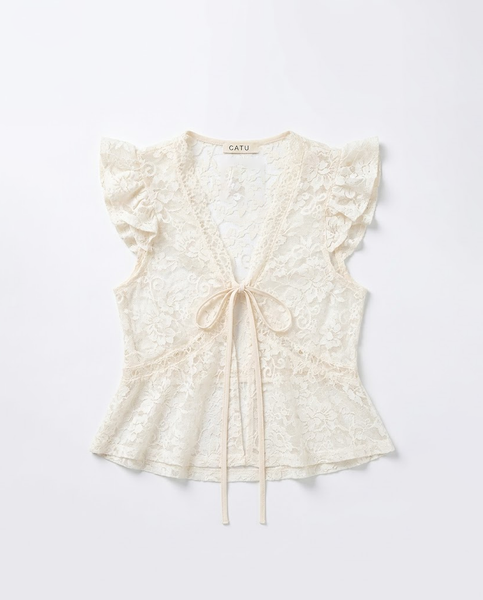 TUBYCATU | ÁO REN KIỂU FLEUR LACE TOP