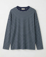 TUBYCATU | ÁO THUN DÀI TAY LAZY STRIPE TOP (Freesize)