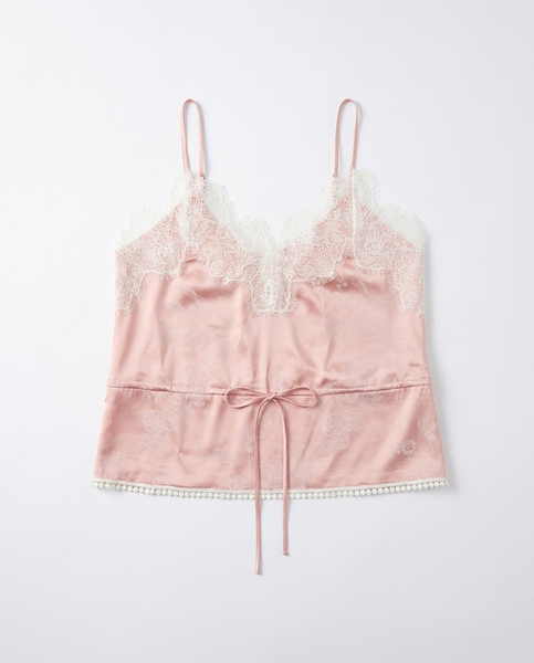 TUBYCATU | ÁO HAI DÂY LỤA PHỐI REN ROSALIE LACE TOP