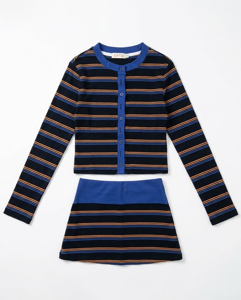 TUBYCATU | BỘ ÁO VÀ CHÂN VÁY BLUE HOUR SET
