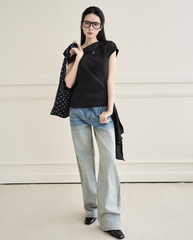 TUBYCATU | ÁO LỆCH VAI AURA WRAP TOP