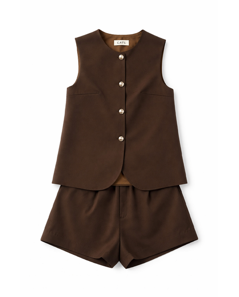 TUBYCATU | BỘ ÁO QUẦN COCOA CHIC SET (Freesize)