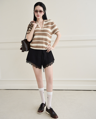 TUBYCATU | ÁO DỆT KIM MARIN POLO KNIT