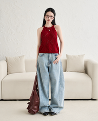 TUBYCATU | NOLA KNIT TOP (Freesize)