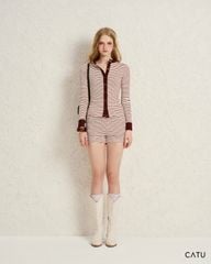 TUBYCATU | CELINE STRIPE SET (Set gồm: Áo cardigan tay dài + Quần short)
