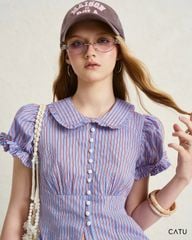 TUBYCATU | SKYLINE STRIPE SET (Set gồm: Áo sơ mi + Quần short)