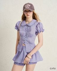 TUBYCATU | SKYLINE STRIPE SET (Set gồm: Áo sơ mi + Quần short)