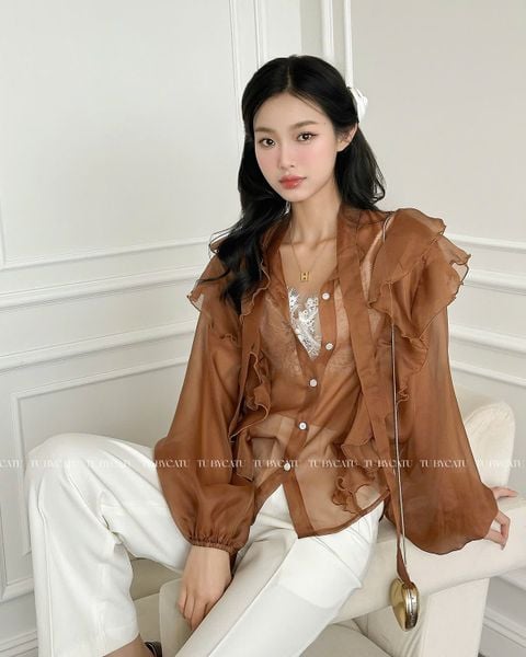TUBYCATU | FLOWY RUFFLE TOP (KHÔNG KÈM BRA)