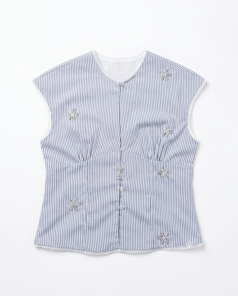 TUBYCATU | ÁO SƠ MI SỌC BUNNY STRIPE TOP