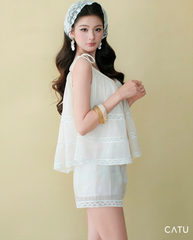 TUBYCATU | BỘ ÁO VÀ QUẦN CLOUD LACE SET