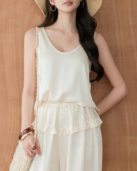 TUBYCATU | ÁO TANK TOP CHẤT LỤA BASIC SATIN TOP (Nhiều màu)