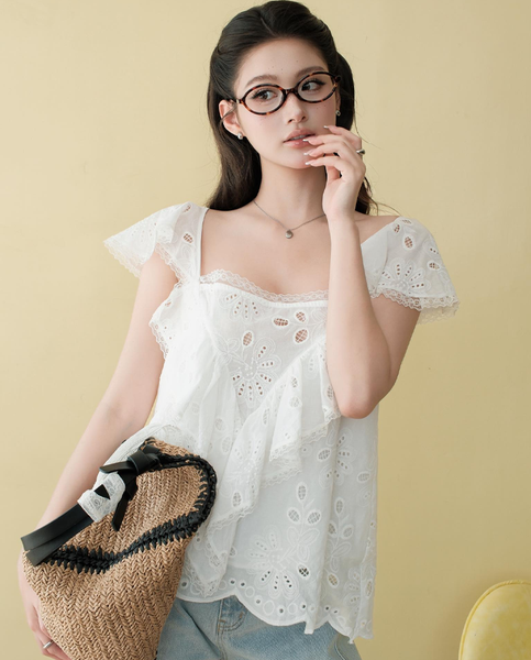TUBYCATU | ÁO SORI LACE TOP (Freesize)