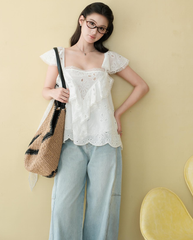 TUBYCATU | ÁO SORI LACE TOP (Freesize)