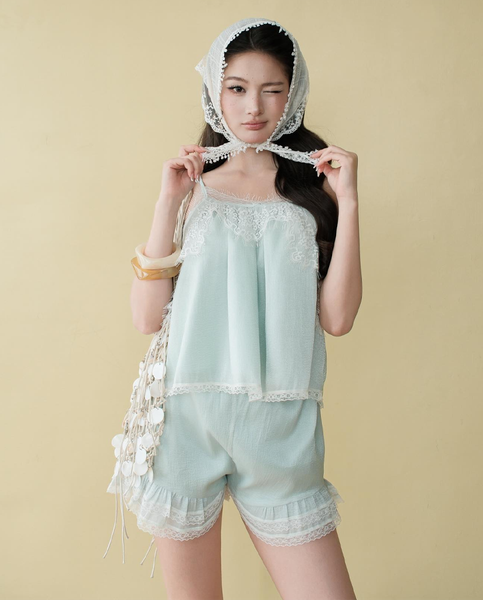 TUBYCATU | BỘ ÁO VÀ QUẦN CANDY LACE SET