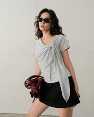 TUBYCATU | ÁO THUN LUCIE DRAPE TOP