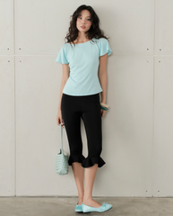 TUBYCATU | QUẦN LỬNG DÁNG ÔM MORELA RUFFLE PANTS