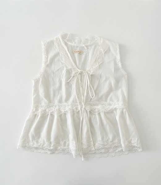 TUBYCATU | ÁO JASMINE WHITE TOP NO2