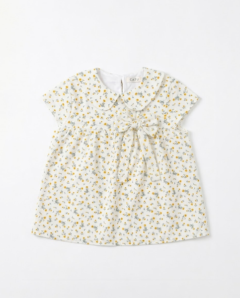 TUBYCATU | ÁO BABYDOLL PHỐI NƠ FLORA RIBBON TOP