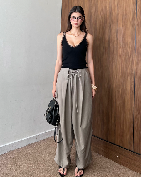 TUBYCATU | ÁO BA LỖ NỮ PHỐI REN LACE TANK TOP