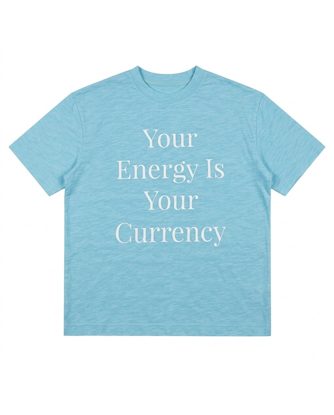 TUBYCATU | ÁO THUN IN CHỮ ENERGY FLOW TEE