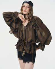 TUBYCATU | ÁO MOCHA OFF-SHOULDER BLOUSE