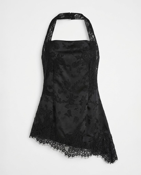 TUBYCATU | ÁO LỤA PHỐI REN SECRET LACE TOP
