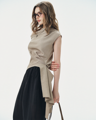 TUBYCATU | ÁO LỆCH VAI AURA WRAP TOP