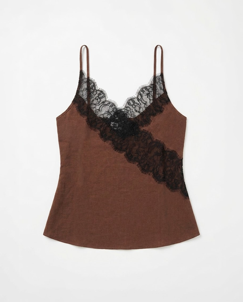 TUBYCATU | ÁO 2 DÂY PHỐI REN MOKA LACE CAMI