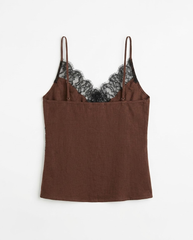 TUBYCATU | ÁO 2 DÂY PHỐI REN MOKA LACE CAMI