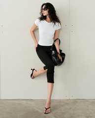 TUBYCATU | QUẦN LỬNG THUN DÁNG ÔM MADDY PANTS